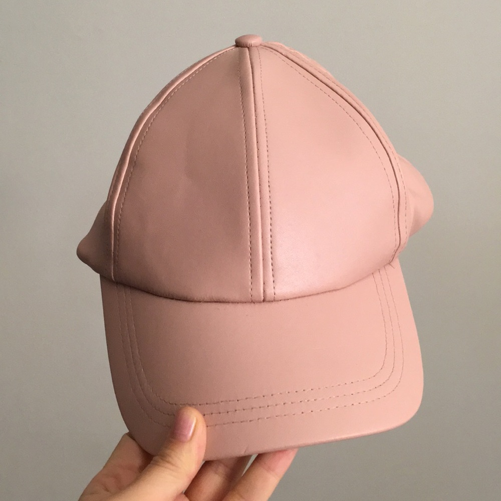 Free People Nude pink baseball cap